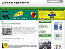 Tablet Screenshot of laanemaa.keskerakond.ee